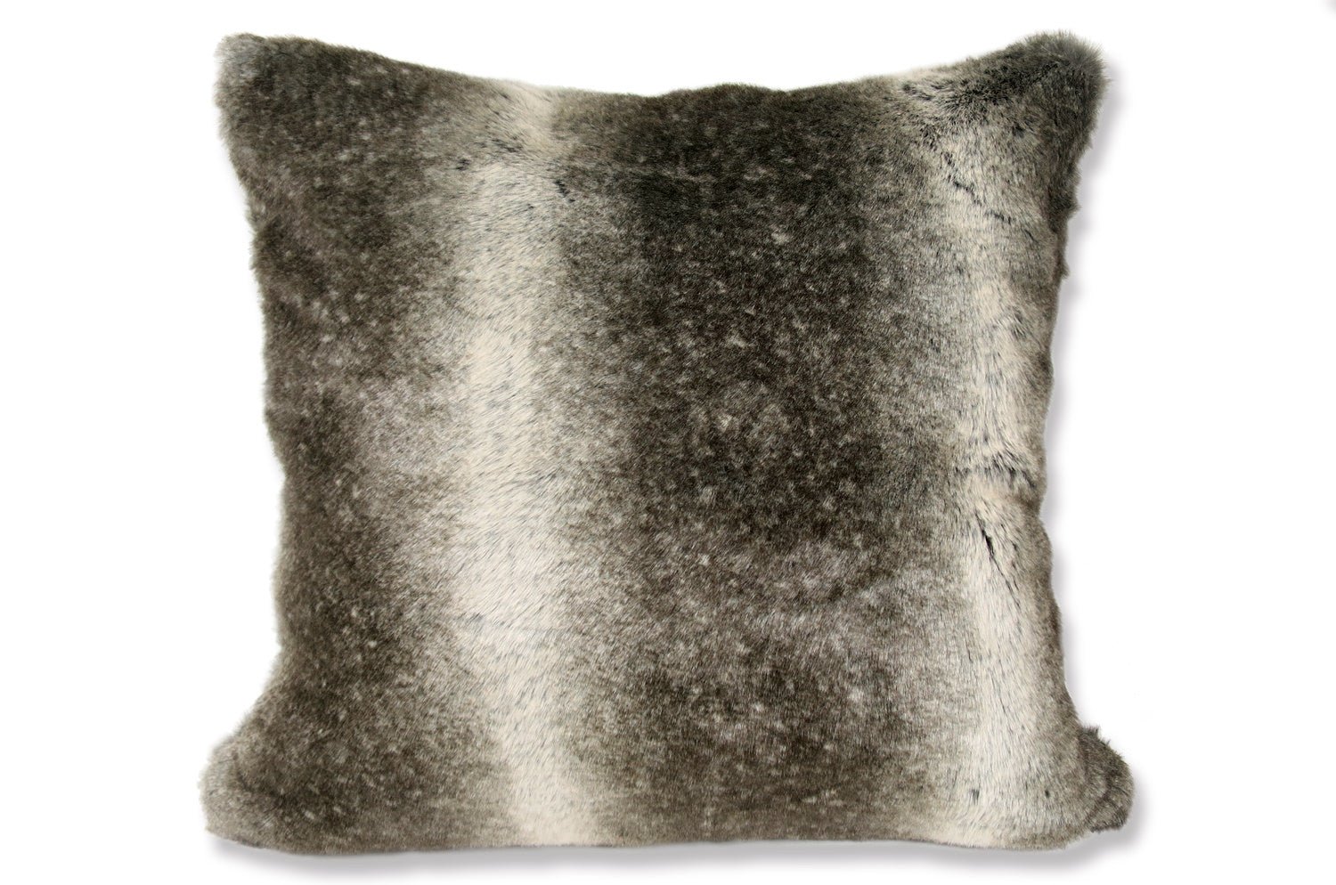 The Like Chinchilla チンチラ風エコファービッグクッション グレー 60×60cm 中材付 - HOUSE OF JAPAN Shop