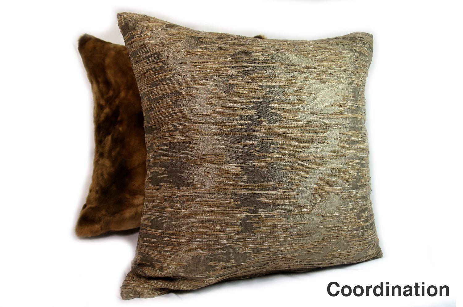 The LILLE アルマーニカーザ リール クッションカバー(セピア) 45×45cm - HOUSE OF JAPAN Shop