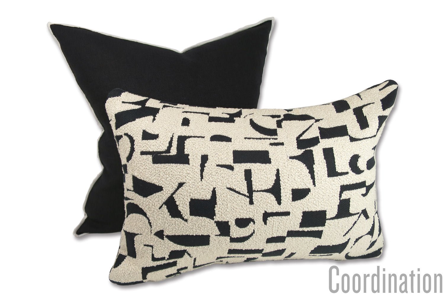 The LIN LAVE フレンチウォッシュドリネン クッションカバー (ブラック) 45×45cm - HOUSE OF JAPAN Shop