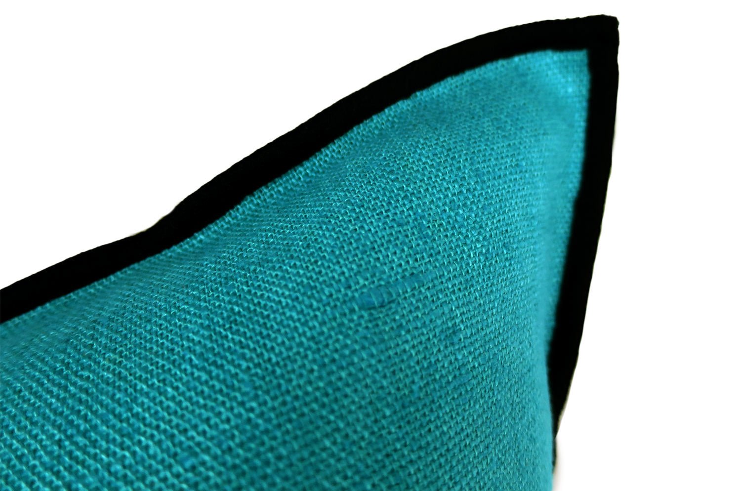 The LIN LAVE フレンチウォッシュドリネン クッションカバー (Ocean) 45×45cm - HOUSE OF JAPAN Shop