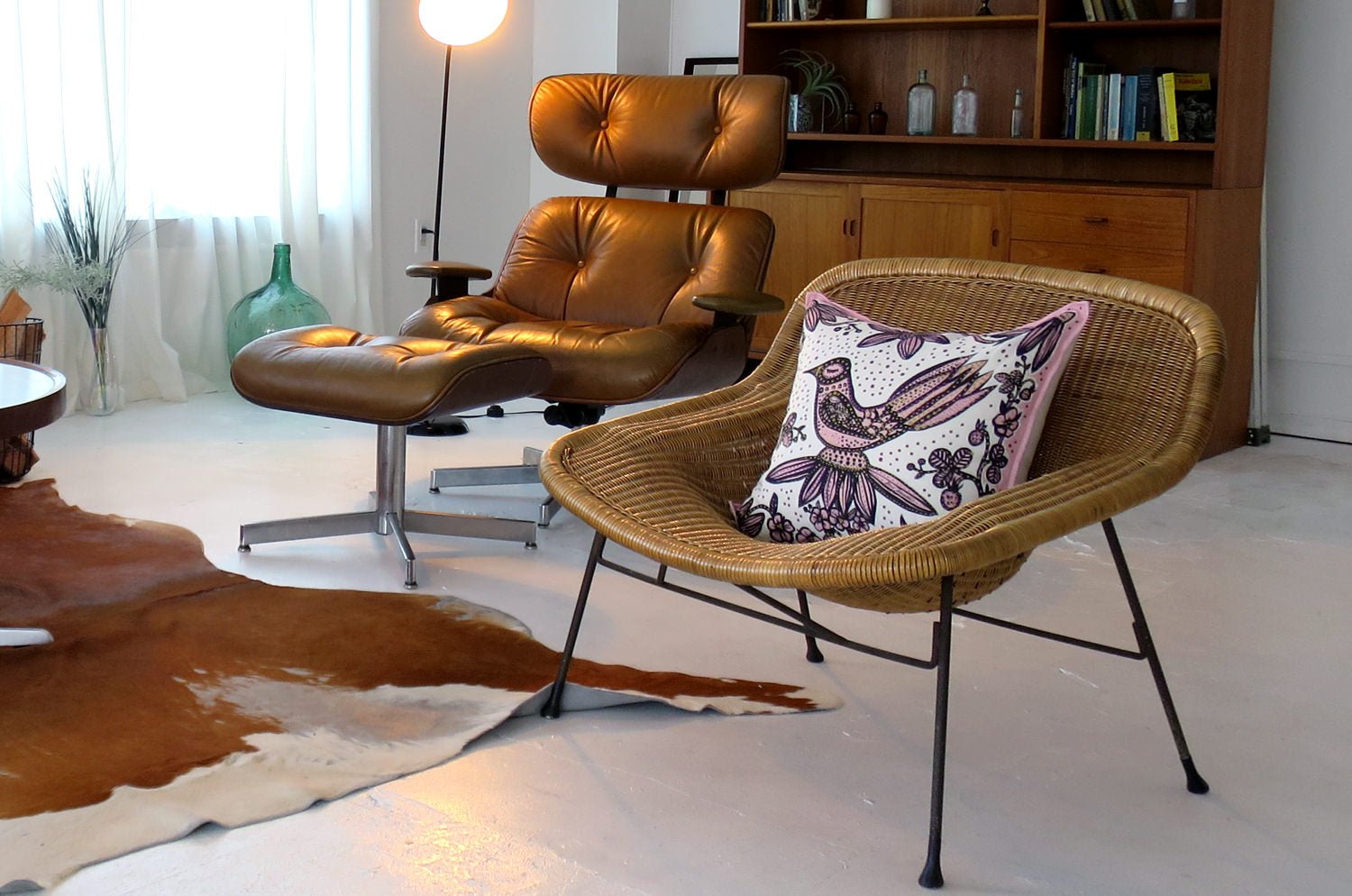 The Lintunen - リントゥネン ヘイニ・リータフフタデザイン リネンクッションカバー ピンク 45×45cm - HOUSE OF JAPAN Shop