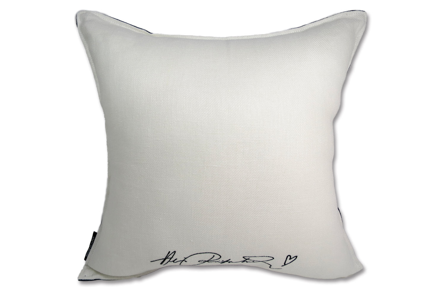 The Lintunen - リントゥネン ヘイニ・リータフフタデザイン リネンクッションカバー ホワイト 45×45cm - HOUSE OF JAPAN Shop