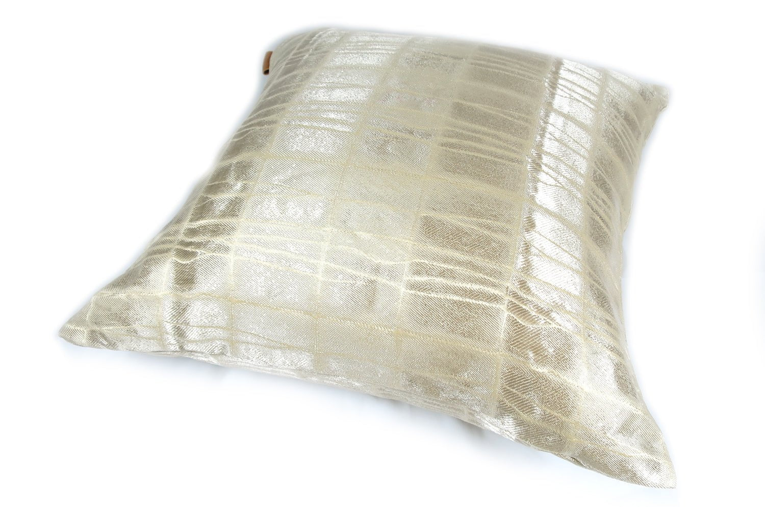 The LISBON AVORIO アルマーニカーザ リスボン ジャカードクッションカバー(シャンパーニュ) 45×45cm - HOUSE OF JAPAN Shop