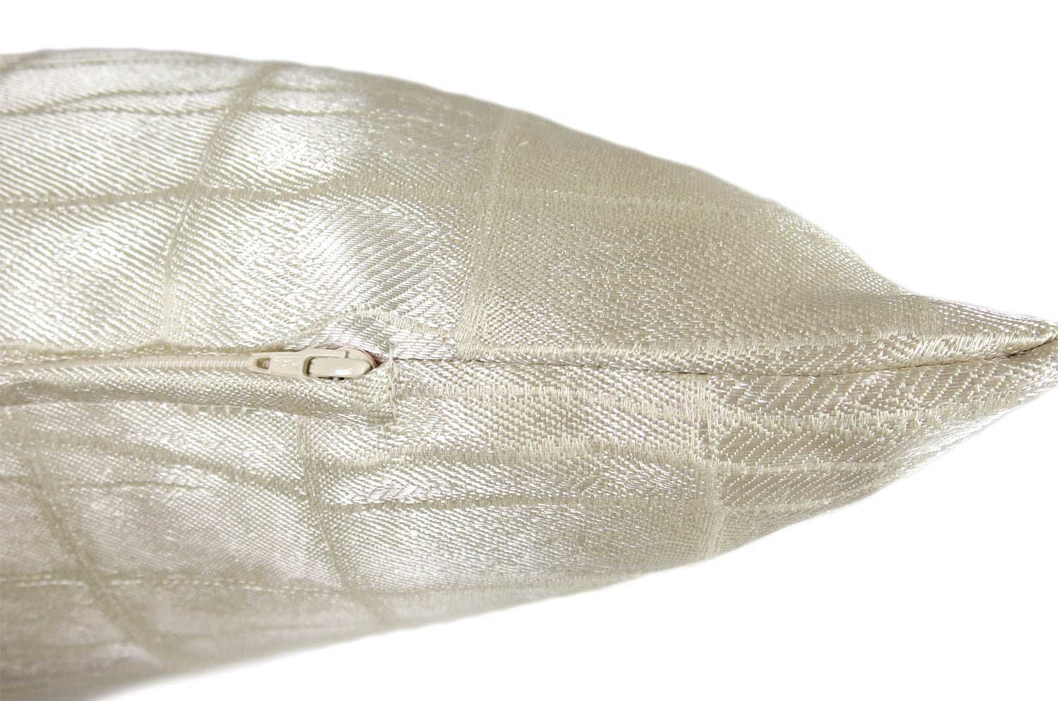 The LISBON AVORIO アルマーニカーザ リスボン 横長クッション(スノーホワイト) 60×35cm 中材付 - HOUSE OF JAPAN Shop