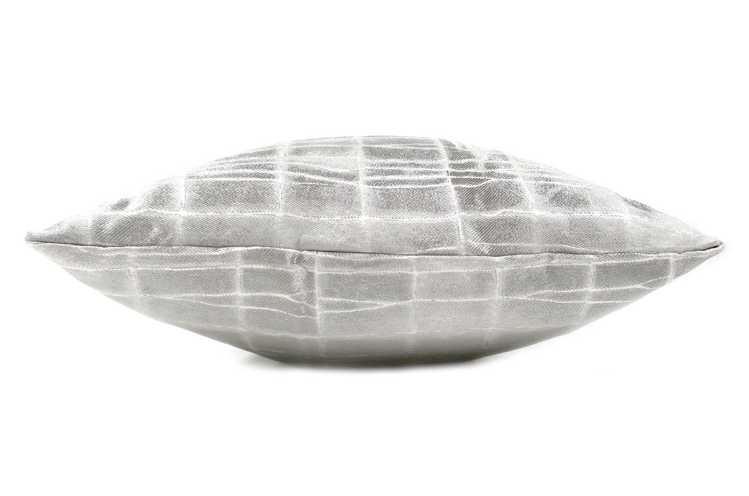 The LISBON BIANCO/ARGENTO アルマーニカーザ リスボン ジャカードクッションカバー(シルバー) 45×45cm - HOUSE OF JAPAN Shop