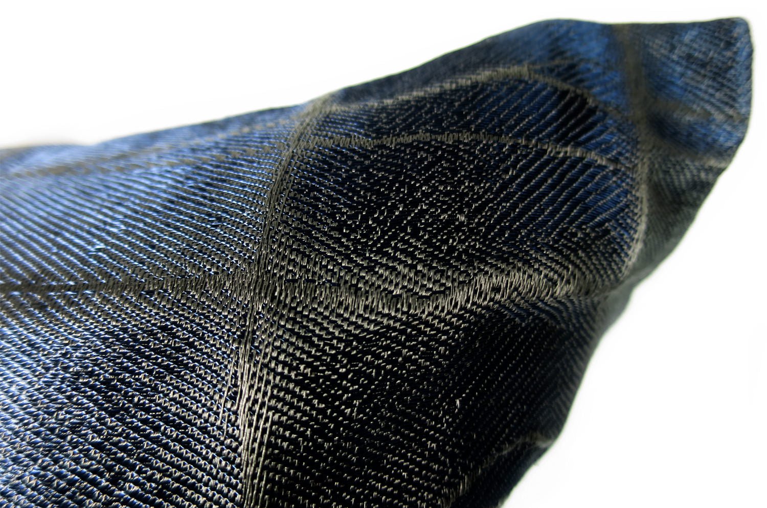 The LISBON GRIGIO/BLU アルマーニカーザ リスボン クッションカバー(ナイトブルー) 45×45cm - HOUSE OF JAPAN Shop