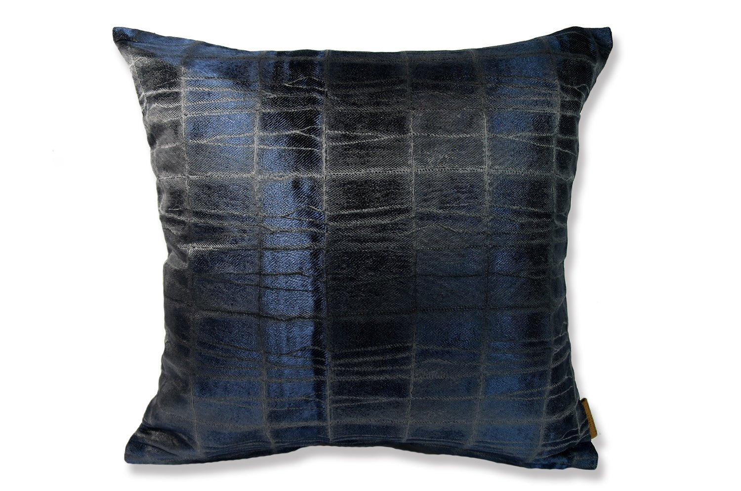 The LISBON GRIGIO/BLU アルマーニカーザ リスボン クッションカバー(ナイトブルー) 45×45cm - HOUSE OF JAPAN Shop