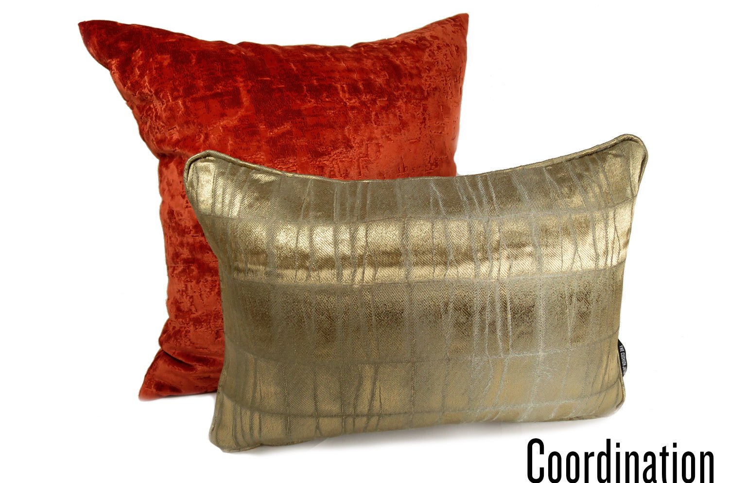 The LISBON ORO FUMÉ アルマーニカーザ リスボン ジャカードクッション(スモークゴールド) 45×30cm 中材付 - HOUSE OF JAPAN Shop