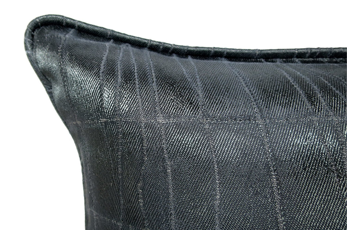 The LISBON SMOKED GREY アルマーニカーザ リスボン ジャカードクッション(スモーククローム) 45×30cm 中材付 - HOUSE OF JAPAN Shop