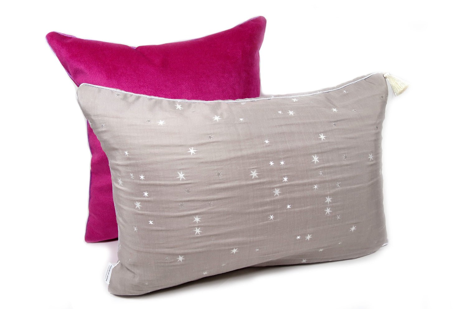 The Lovely Star 刺繍タッセル付クッション 50×35cm 中材付 - HOUSE OF JAPAN Shop