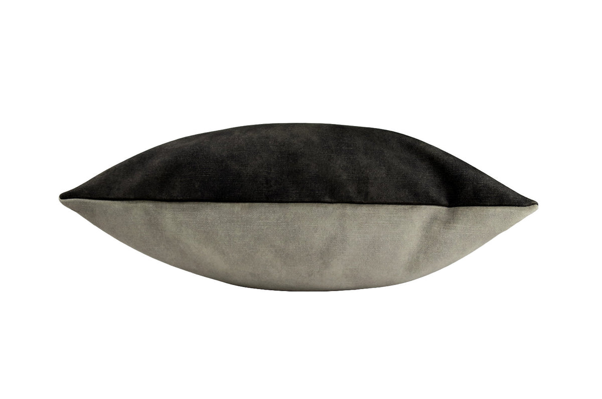 The Lovely TwoTone ラブリーツートーン プリントベルベット クッションカバー asphalt×marble 45×45cm - HOUSE OF JAPAN Shop