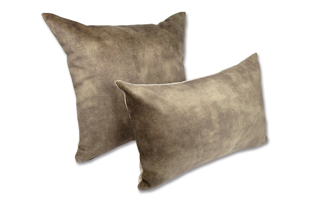 The Lovely TwoTone ラブリーツートーン プリントベルベット クッション latte×almond 45×30cm 中材付 - HOUSE OF JAPAN Shop