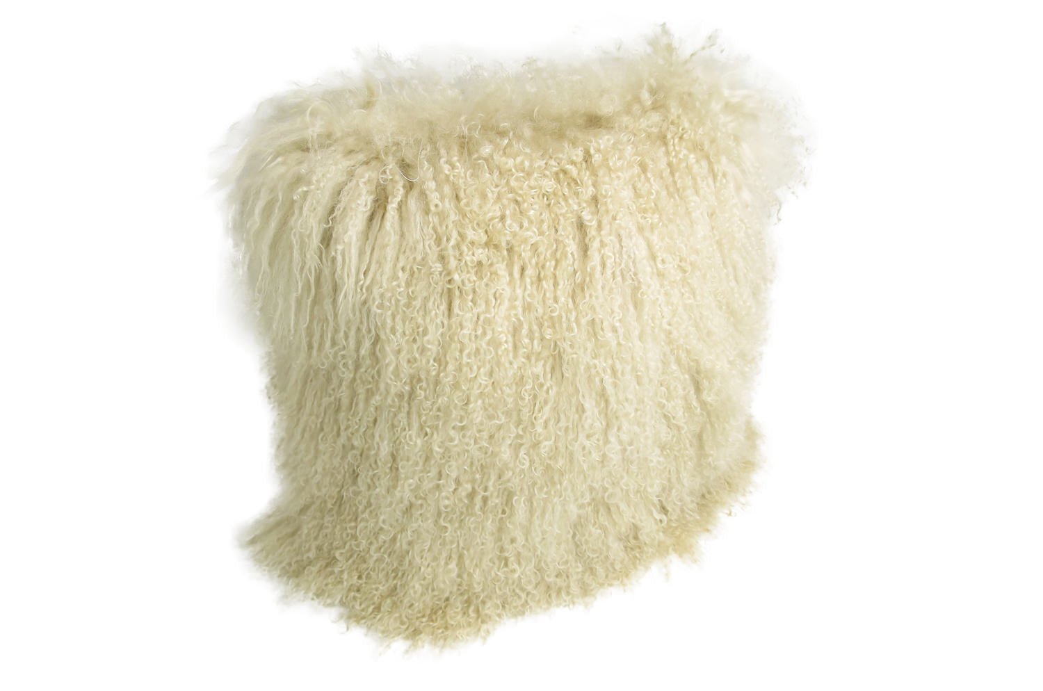 The Luxury Tibet Lamb 全面チベットラムクッションカバー (ラテ) 40×40cm - HOUSE OF JAPAN Shop