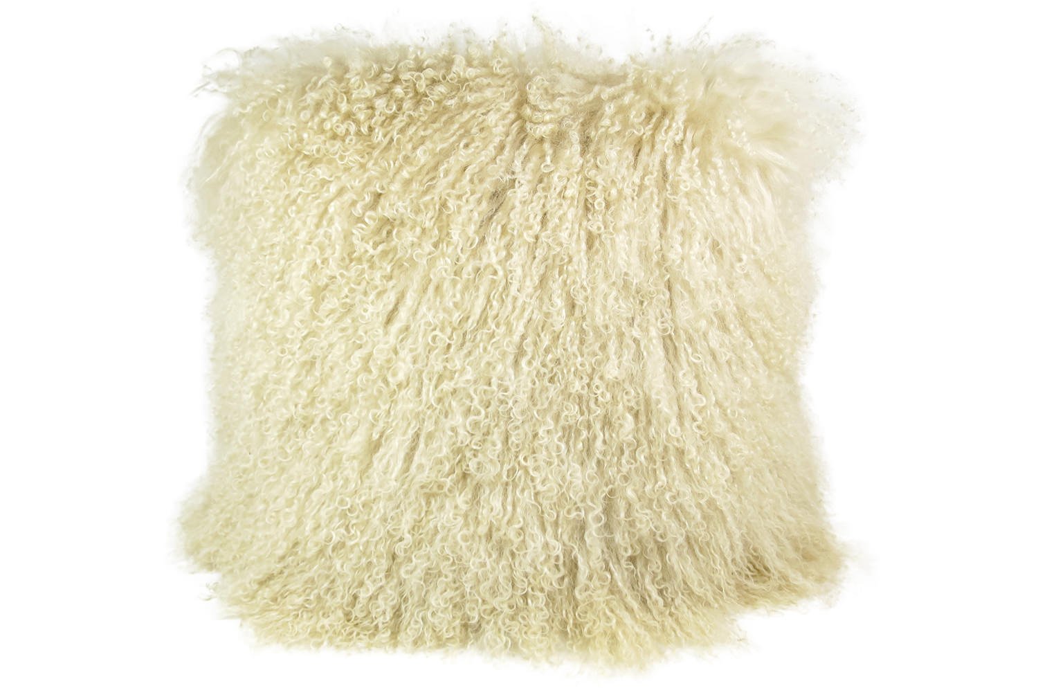 The Luxury Tibet Lamb 全面チベットラムクッションカバー (ラテ) 40×40cm - HOUSE OF JAPAN Shop