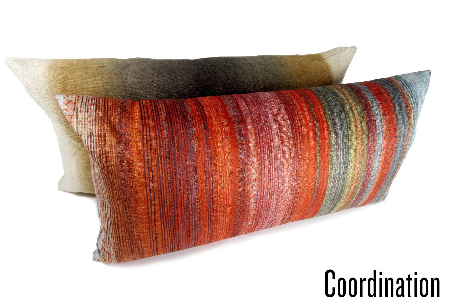 The Marrakech Sunset マラケシュ サンセット スペイン製 滑らかエコスエード クッション 65×34cm 中材付 - HOUSE OF JAPAN Shop