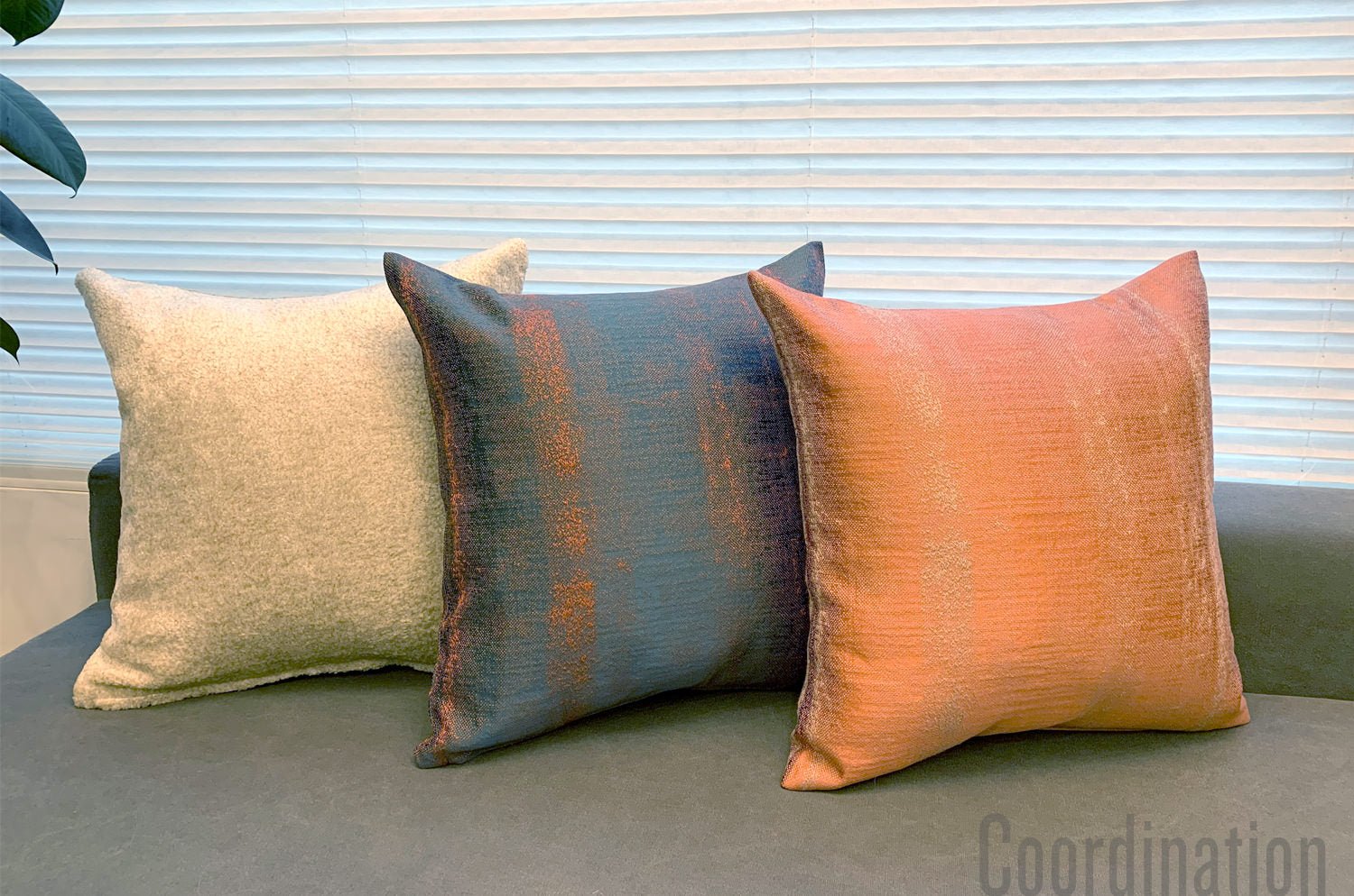 The Melange Velvet メレンゲベルベットクッションカバーchampagne 45×45cm - HOUSE OF JAPAN Shop