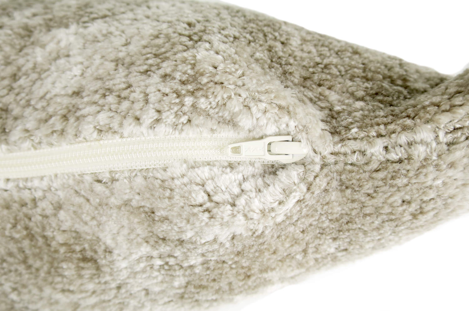 The Melange Velvet メレンゲベルベットクッション Greige 50×30cm 中材付 - HOUSE OF JAPAN Shop