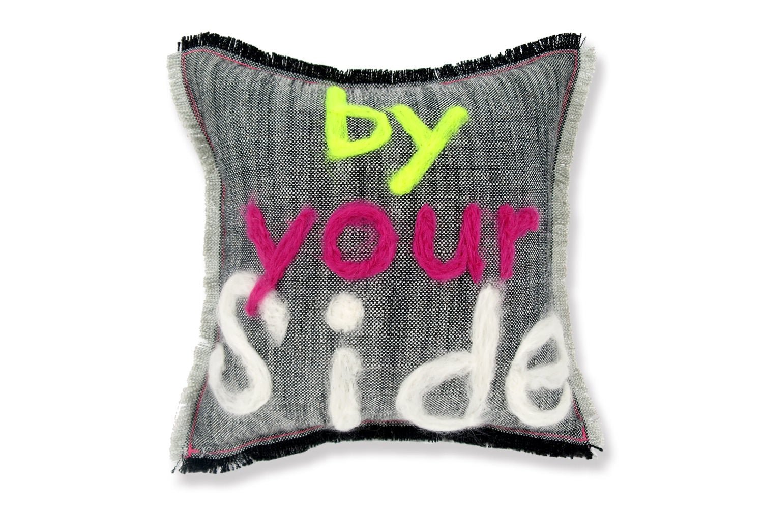 The Message - by your Side ハンドメイドメッセージクッション 35×35cm 中材付 - HOUSE OF JAPAN Shop