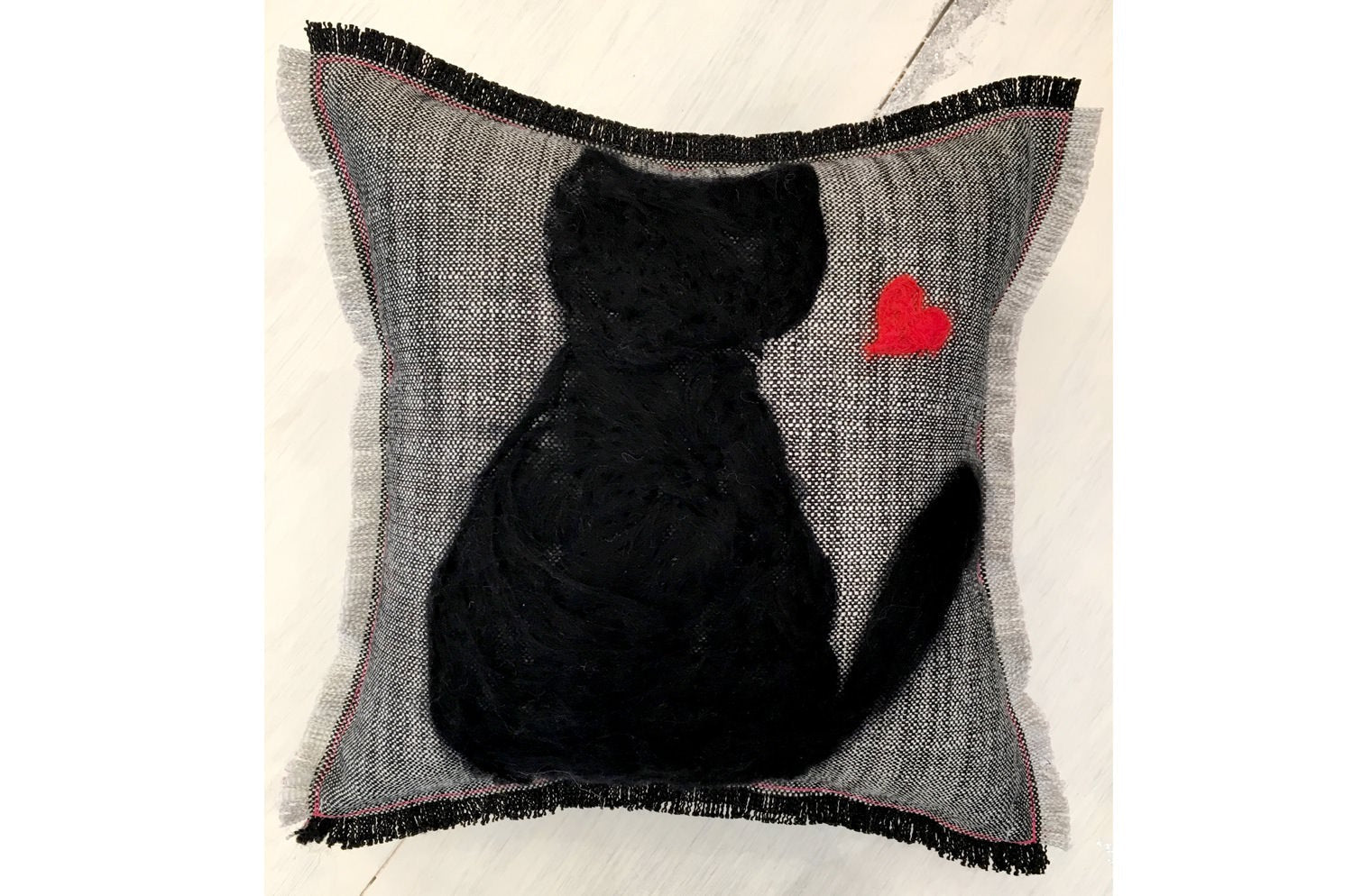 The Message - by your Side ハンドメイドメッセージクッション 35×35cm 中材付 - HOUSE OF JAPAN Shop