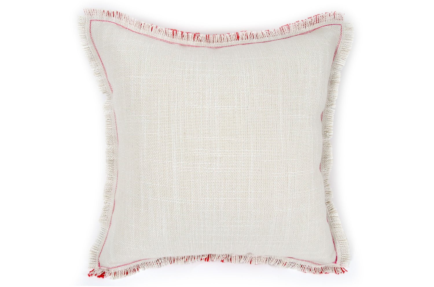 The Message - Cake Smile ハンドメイドメッセージクッション レッド 35×35cm 中材付 - HOUSE OF JAPAN Shop