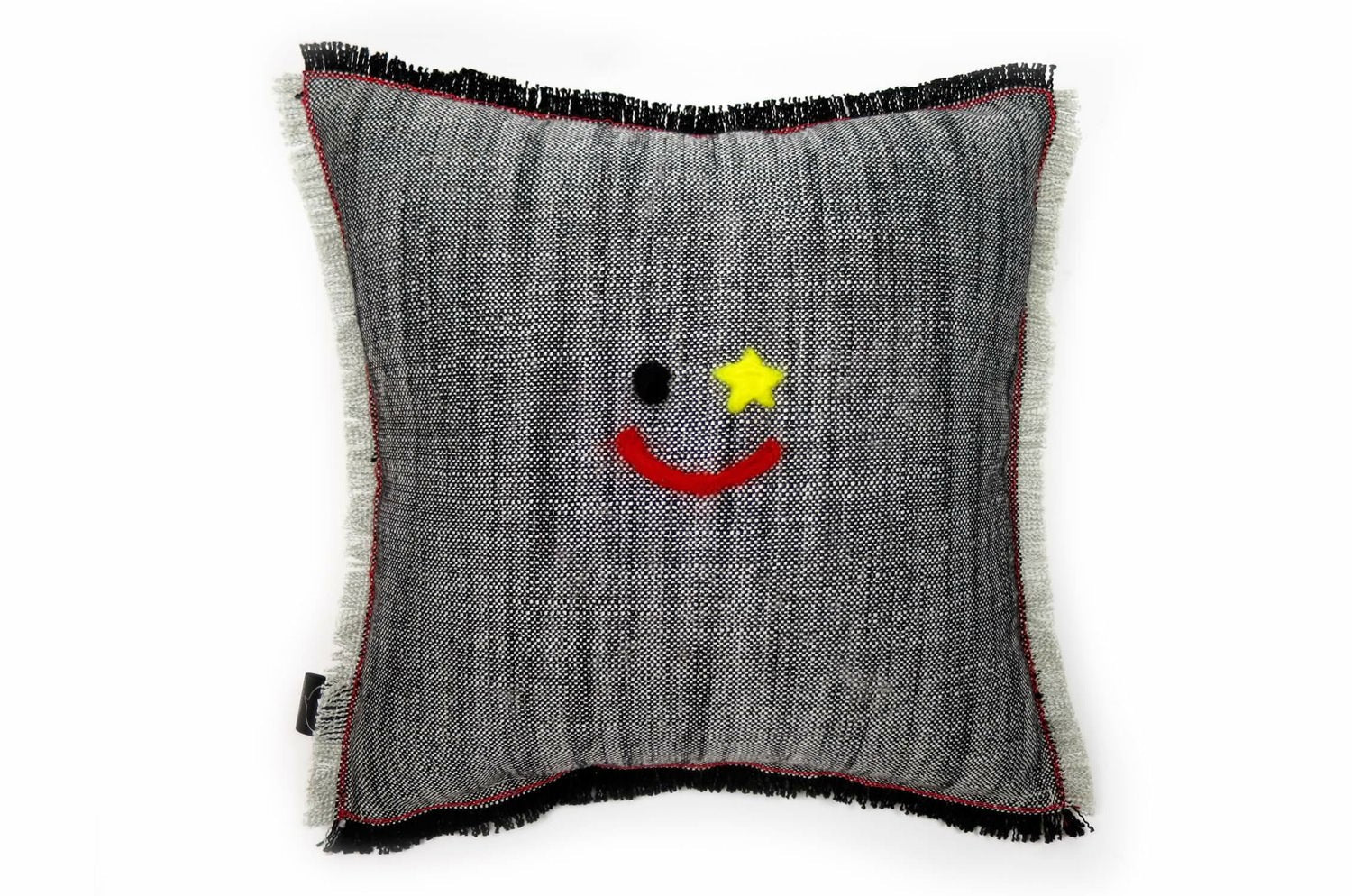 The Message - enjoy ハンドメイドメッセージクッション 35×35cm 中材付 - HOUSE OF JAPAN Shop