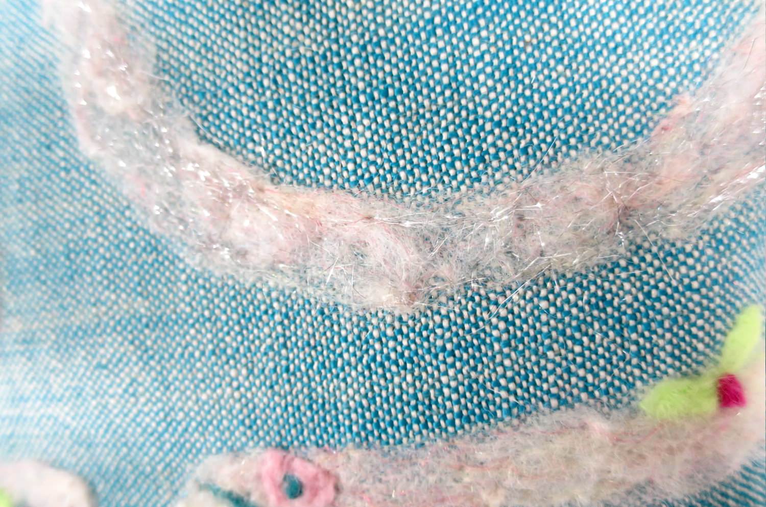 The Message - Flower LOVE ハンドメイドメッセージクッション 50×45cm 中材付 - HOUSE OF JAPAN Shop