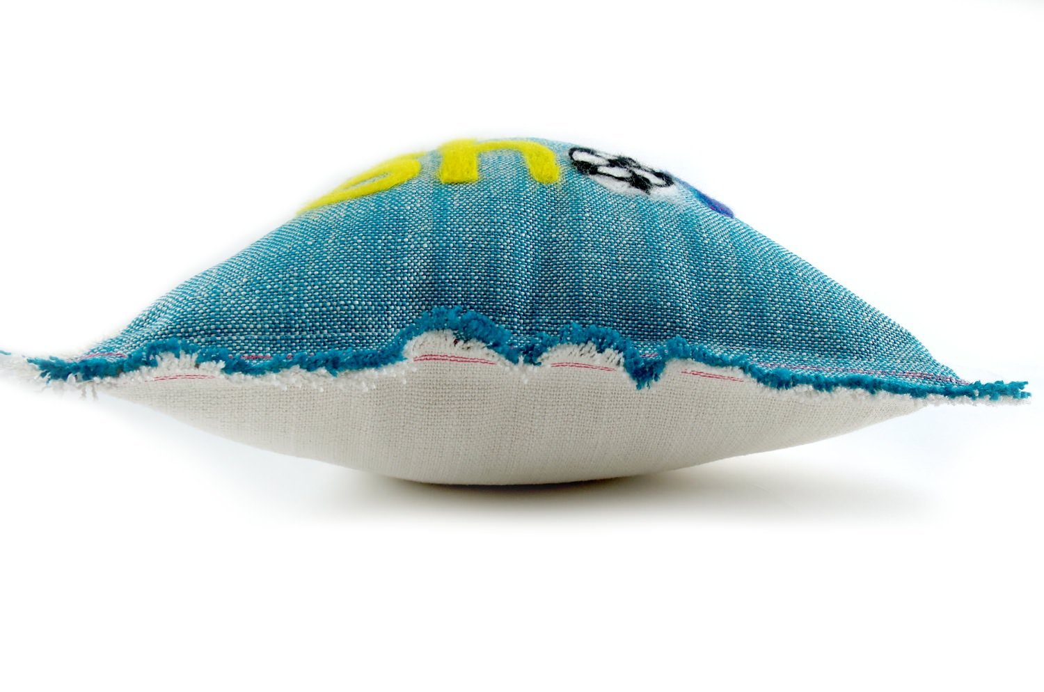 The Message - Lovely Shot ハンドメイドメッセージクッション 35×35cm 中材付 - HOUSE OF JAPAN Shop