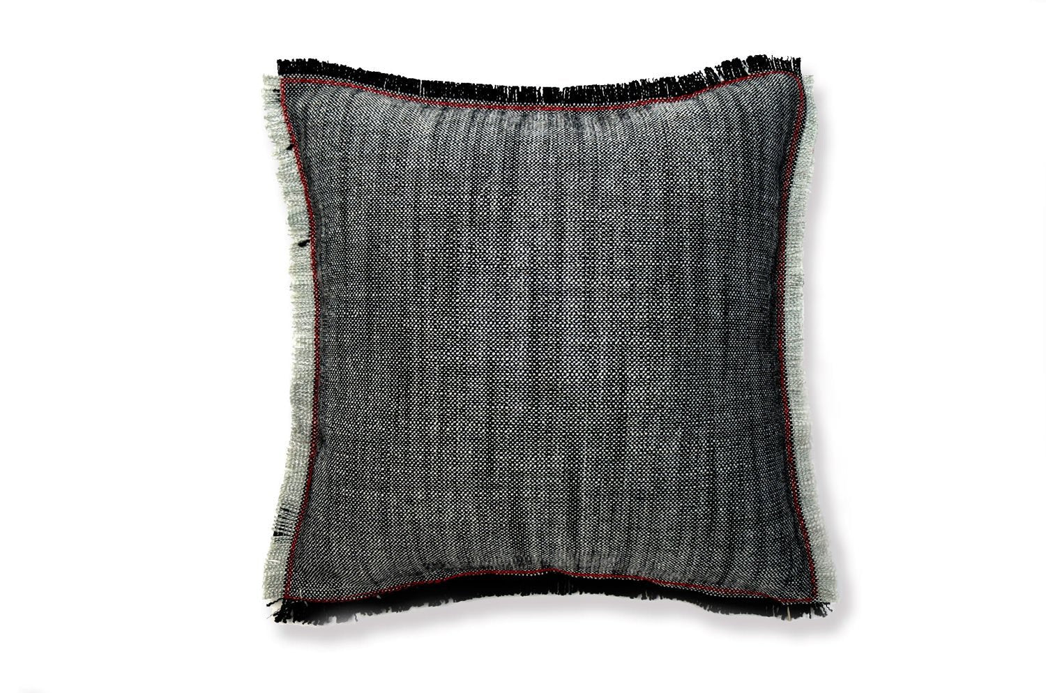 The Message - Send all my love ハンドメイドメッセージクッション ブラック 35×35cm 中材付 - HOUSE OF JAPAN Shop