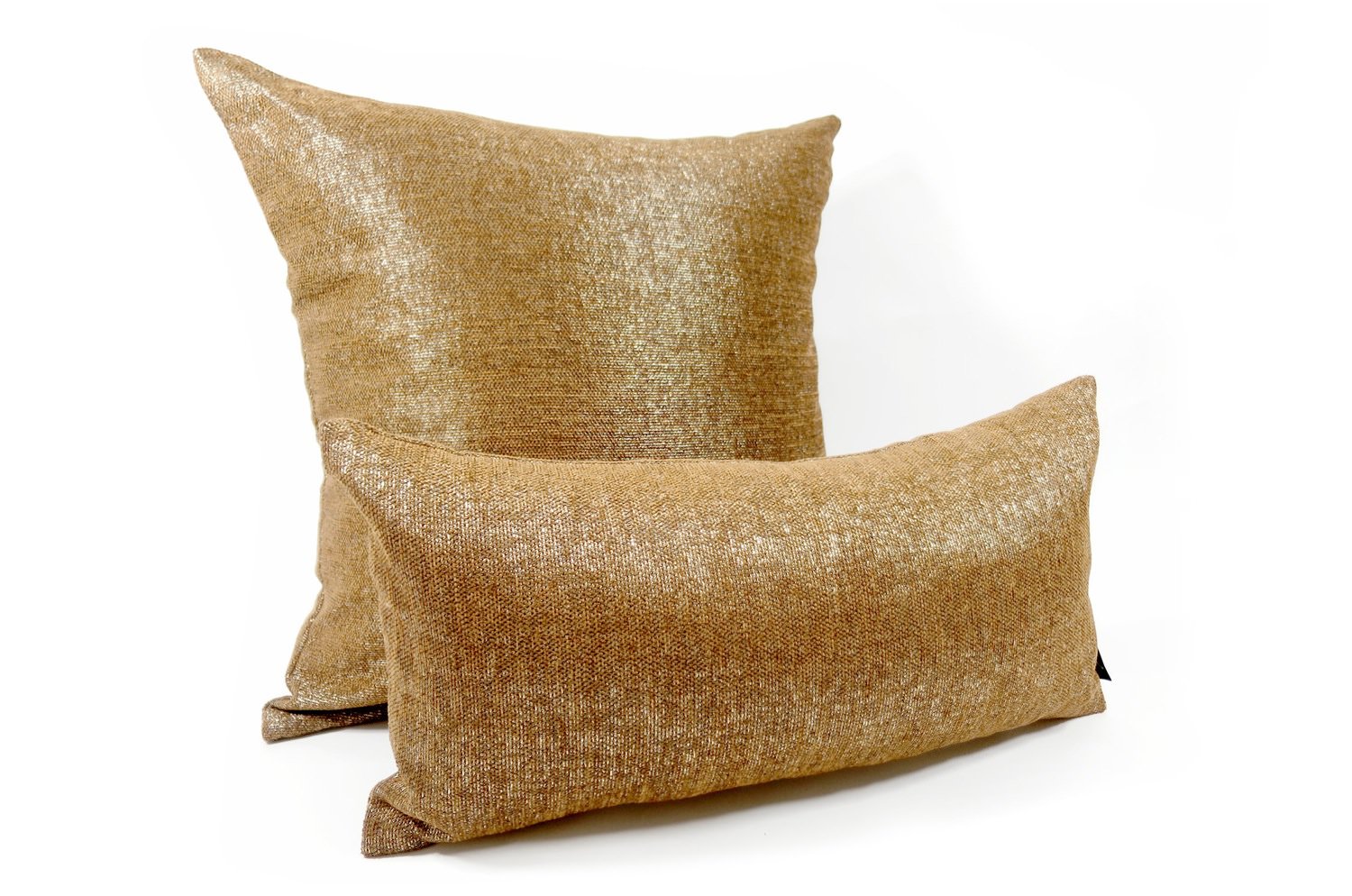 The Meta ラメ織り込み 横長クッション ブラウン 50×25cm 中材付 - HOUSE OF JAPAN Shop