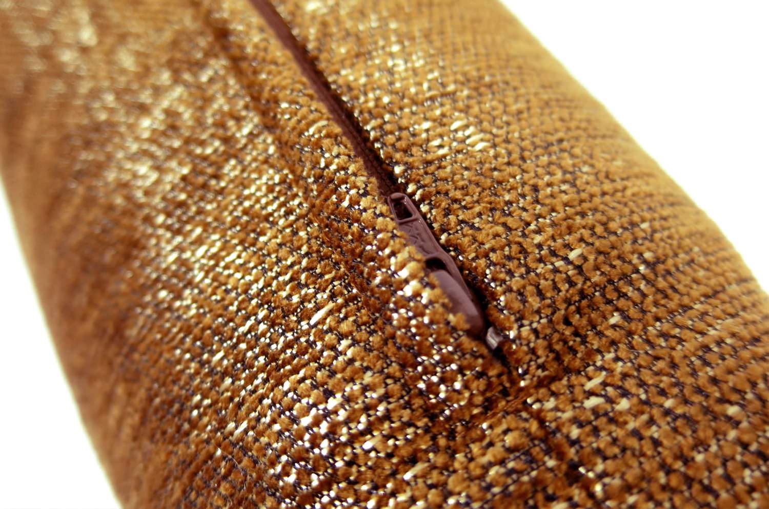 The Meta ラメ織り込み 横長クッション ブラウン 50×25cm 中材付 - HOUSE OF JAPAN Shop