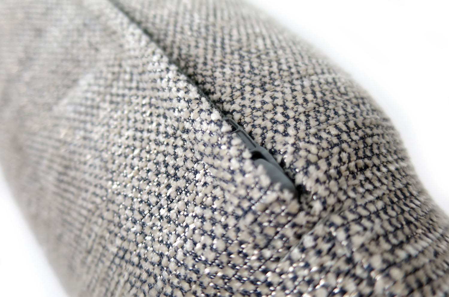 The Meta ラメ織り込み 横長クッション シルバーグレー 50×25cm 中材付 - HOUSE OF JAPAN Shop