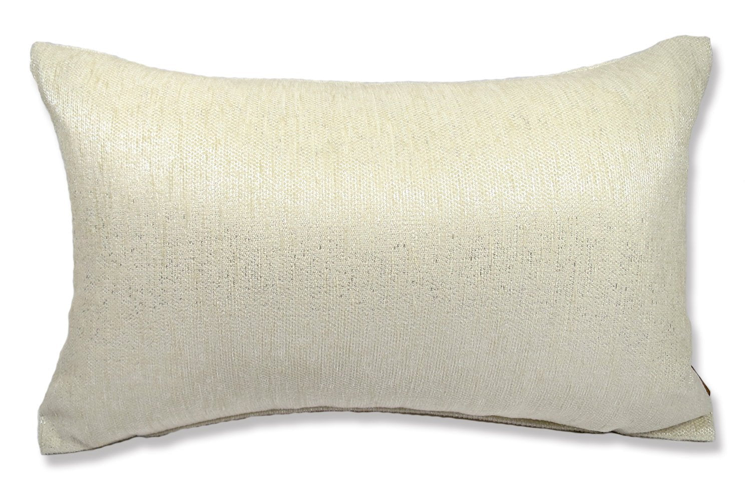 The Meta 光沢シュニール無地クッション パールホワイト 50×30cm 中材付 - HOUSE OF JAPAN Shop