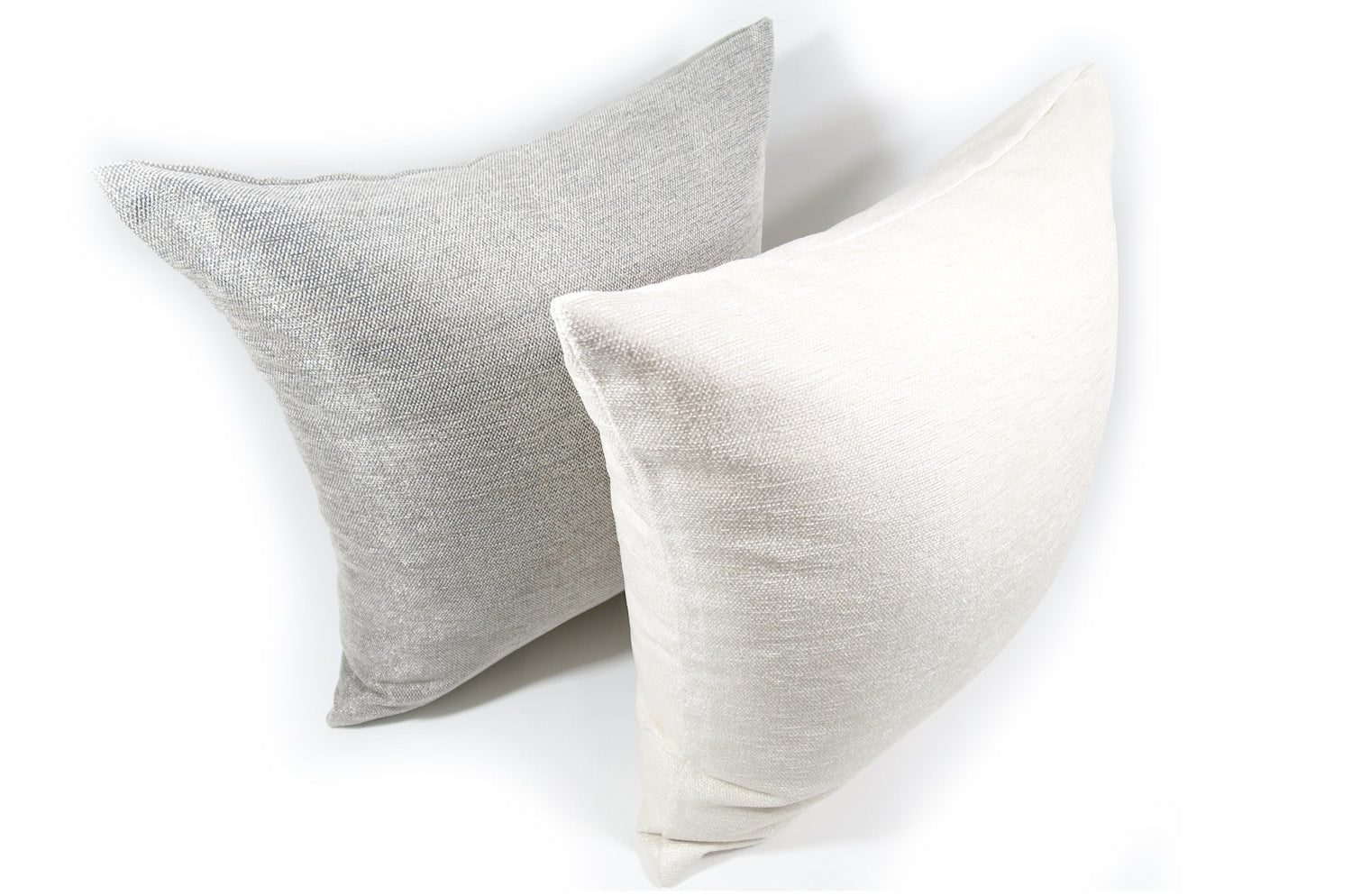 The Meta 光沢シュニール無地 クッションカバー パールホワイト 50×50cm - HOUSE OF JAPAN Shop