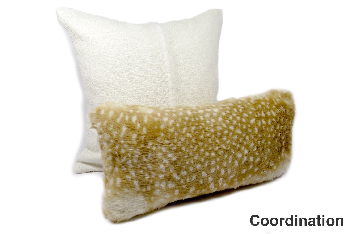 The METAPFORES by France メタフォール ブークレ センターフリンジ クッションカバー ホワイト 50×50cm - HOUSE OF JAPAN Shop