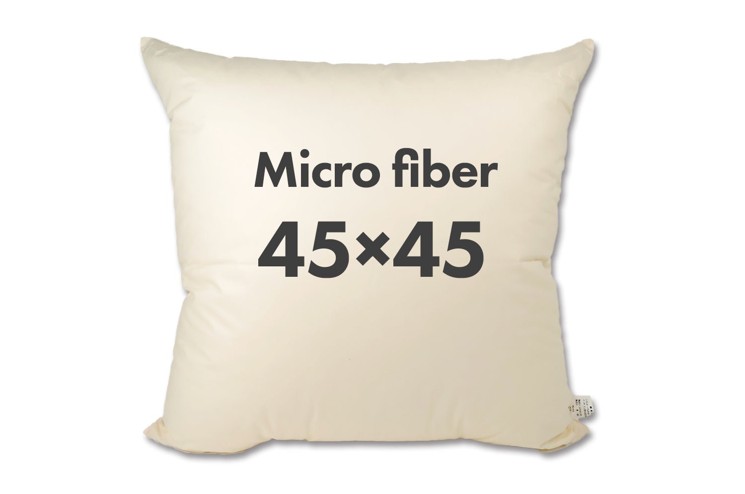 The Microfiber もちもち羽毛タッチ 日本製マイクロファイバーヌードクッション(クッション中身) 45×45cm用 - HOUSE OF JAPAN Shop