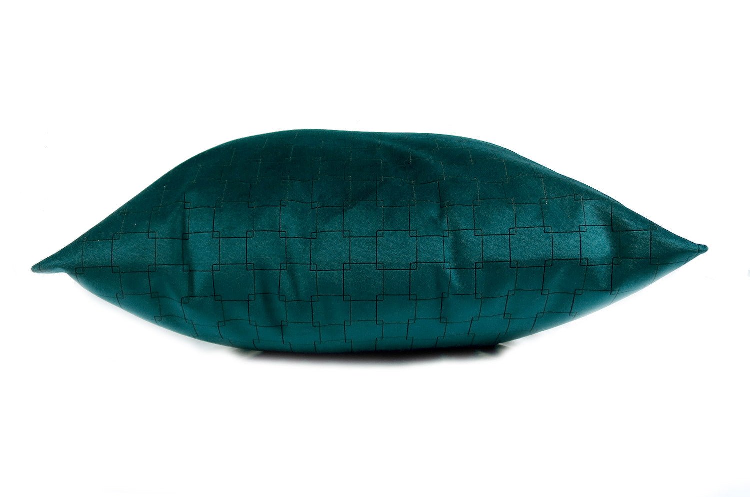 The Midnight Sea スペイン製 幾何学柄 起毛スエード調 クッションカバー ミッドナイトシー 50×50cm - HOUSE OF JAPAN Shop