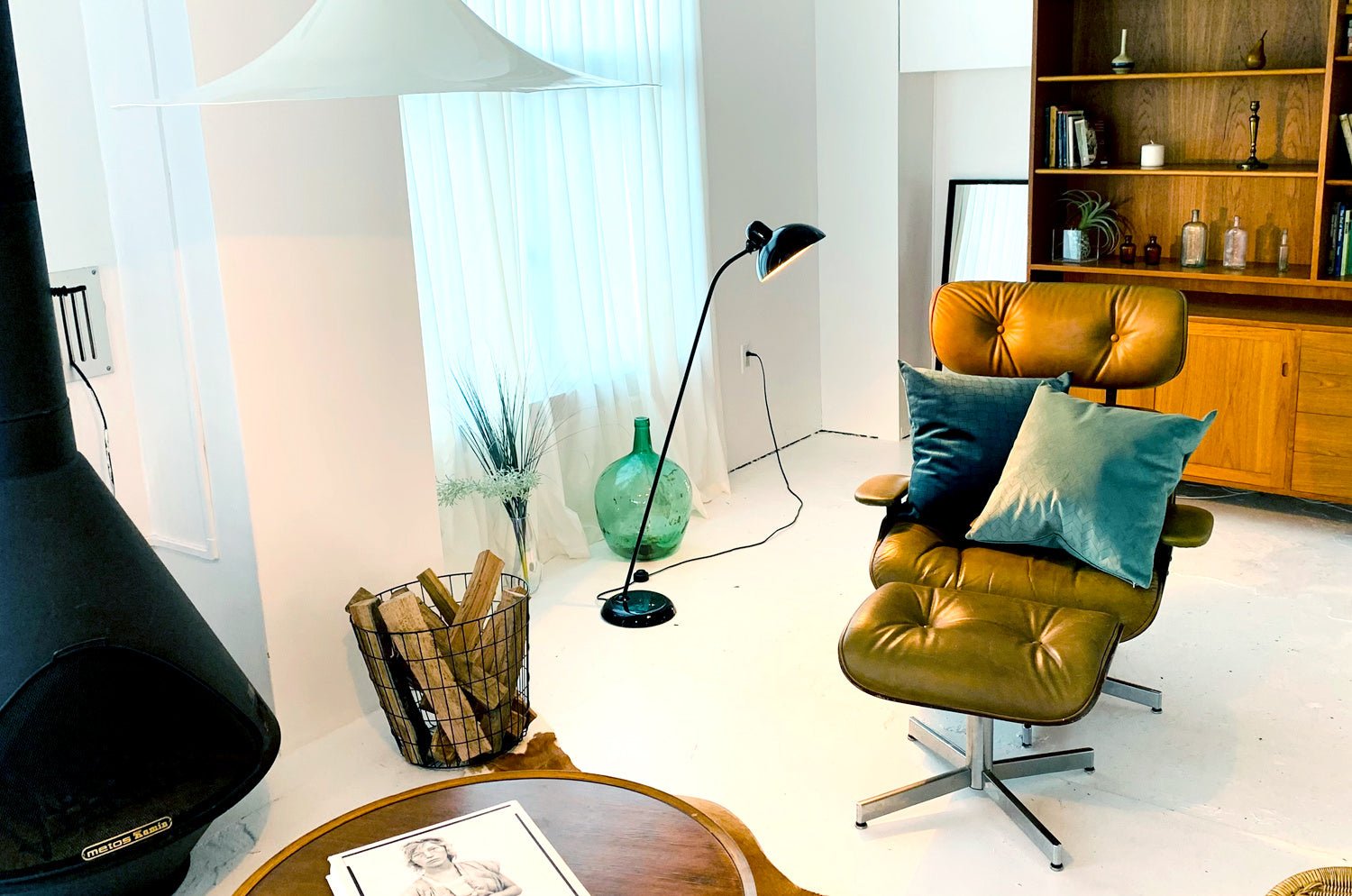 The Midnight Sea スペイン製 幾何学柄 起毛スエード調 クッションカバー ミッドナイトシー 50×50cm - HOUSE OF JAPAN Shop