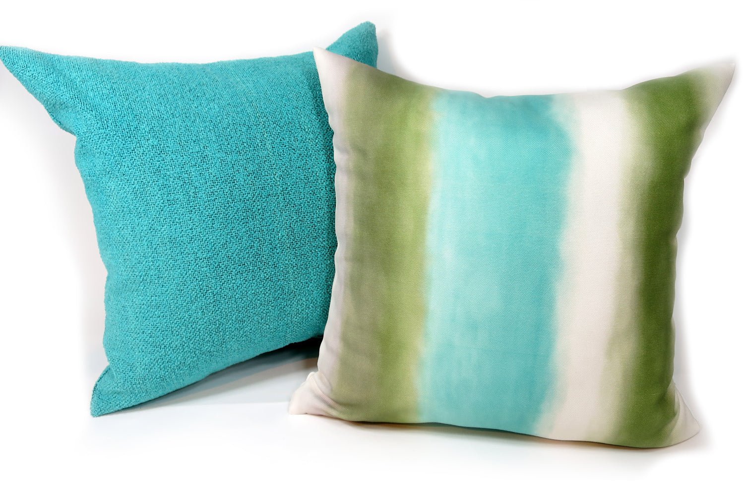 The Mint Gradation ミントグラデーションクッションカバー sun+sun mint 撥水加工 45×45cm - HOUSE OF JAPAN Shop