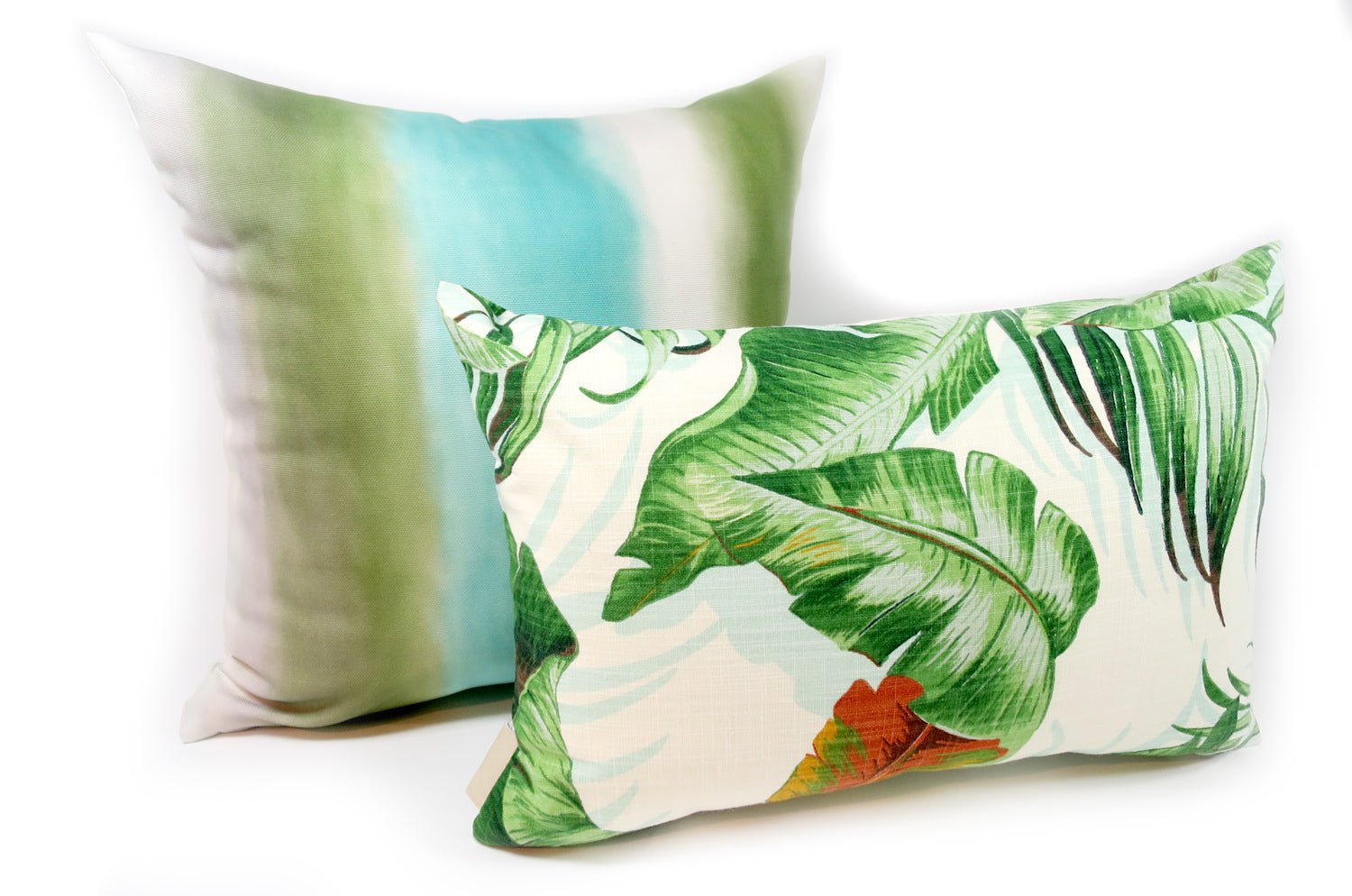 The Mint Gradation ミントグラデーションクッションカバー sun+sun mint 撥水加工 45×45cm - HOUSE OF JAPAN Shop