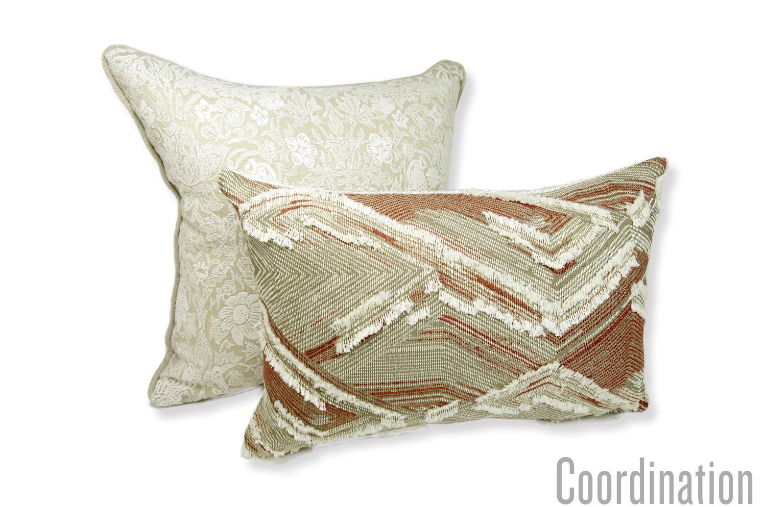 The MISIA リビエラ ドゥ ルヴァン ジャカード クッション (アラベスク) 45×30cm 中材付 - HOUSE OF JAPAN Shop