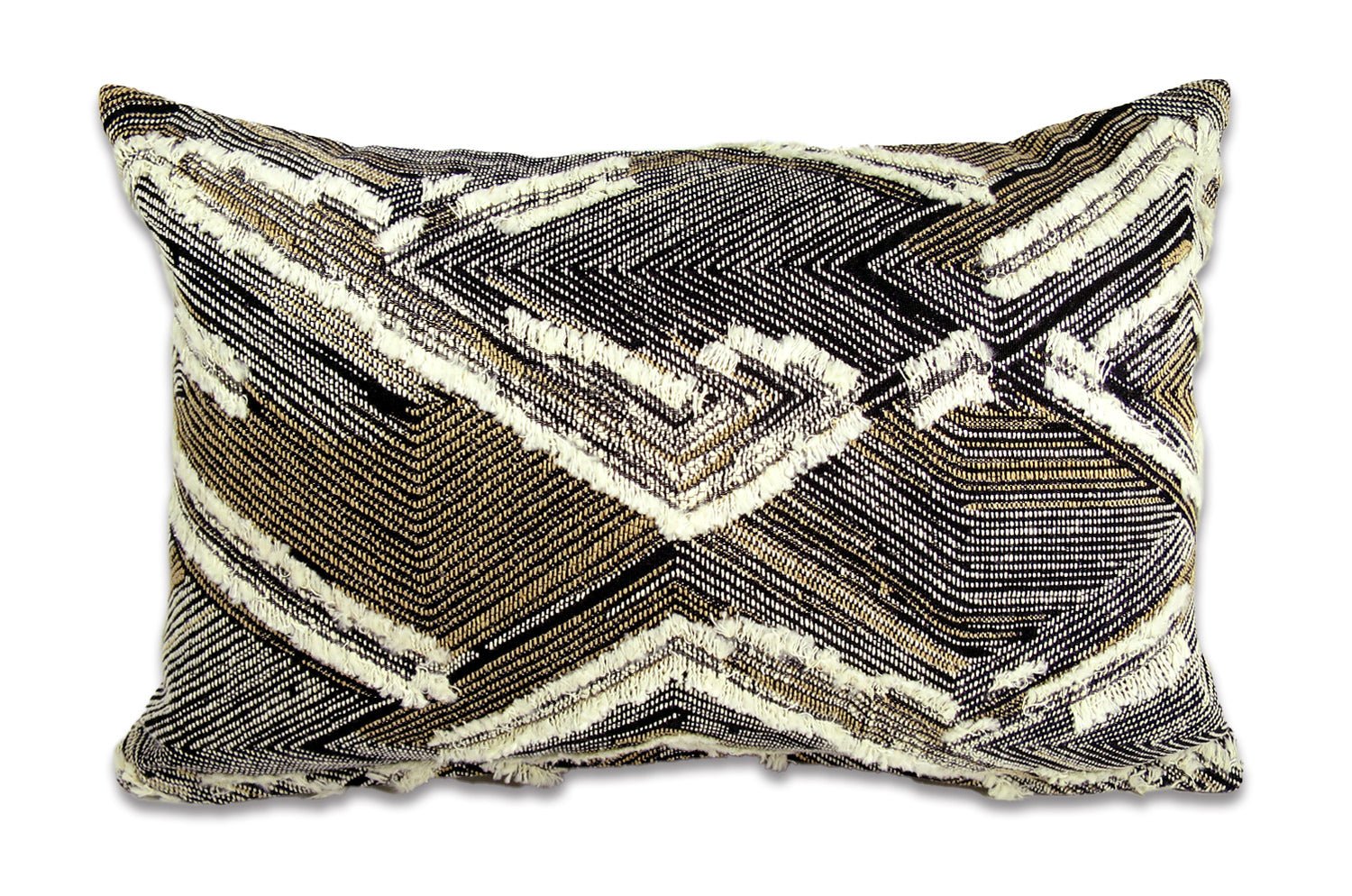 The MISIA リビエラ ドゥ ルヴァン ジャカード クッション (カルボーネ) 45×30cm 中材付 - HOUSE OF JAPAN Shop