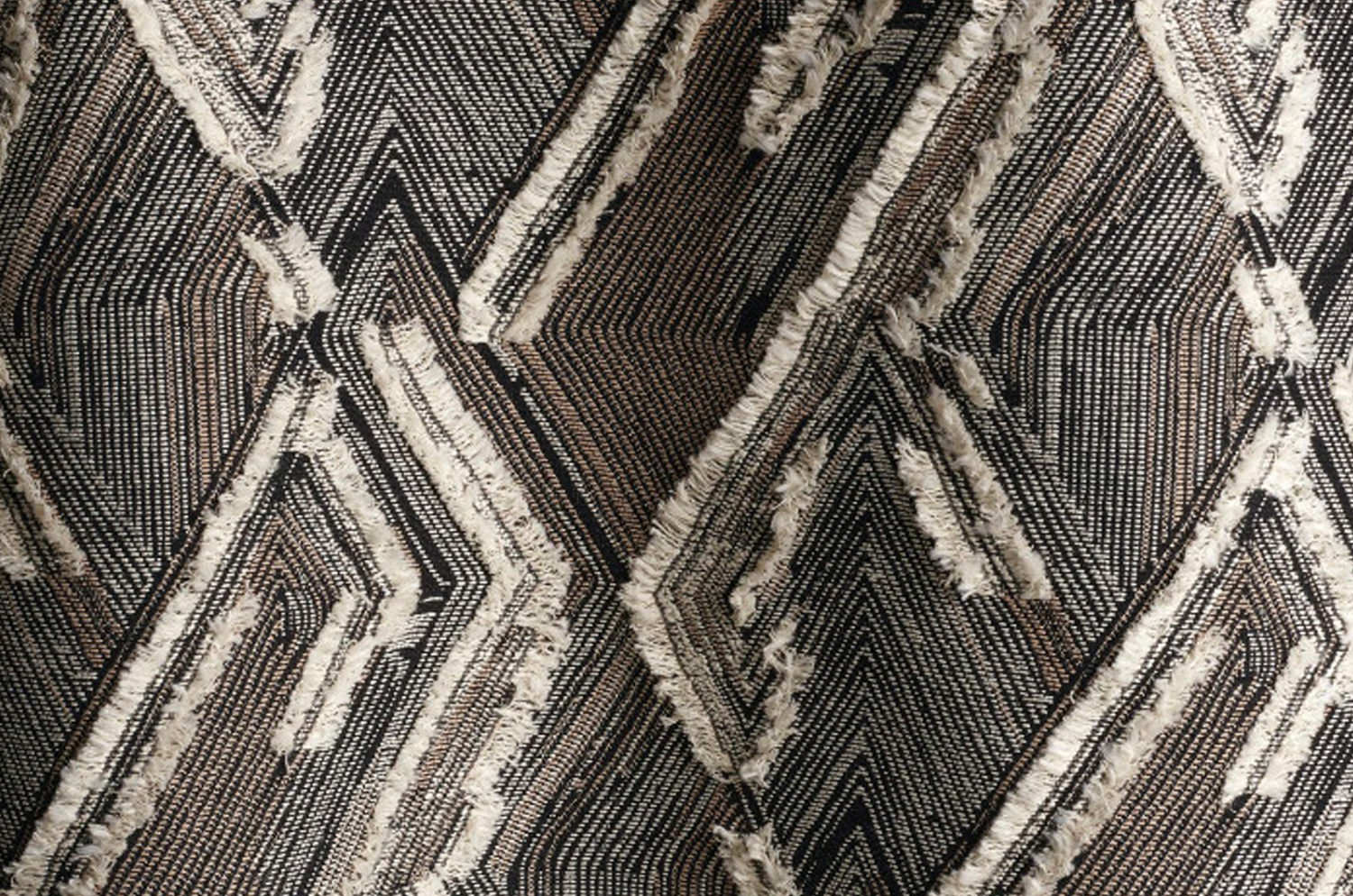 The MISIA リビエラ ドゥ ルヴァン ジャカード クッションカバー (カルボーネ) 45×45cm - HOUSE OF JAPAN Shop