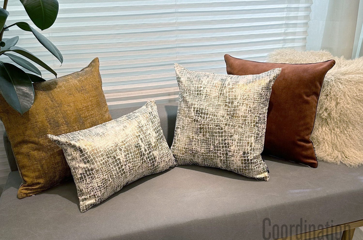 The MISIA La Valse Crocodile ラ・ヴァルス クロコダイル クッションカバー 44×44cm - HOUSE OF JAPAN Shop