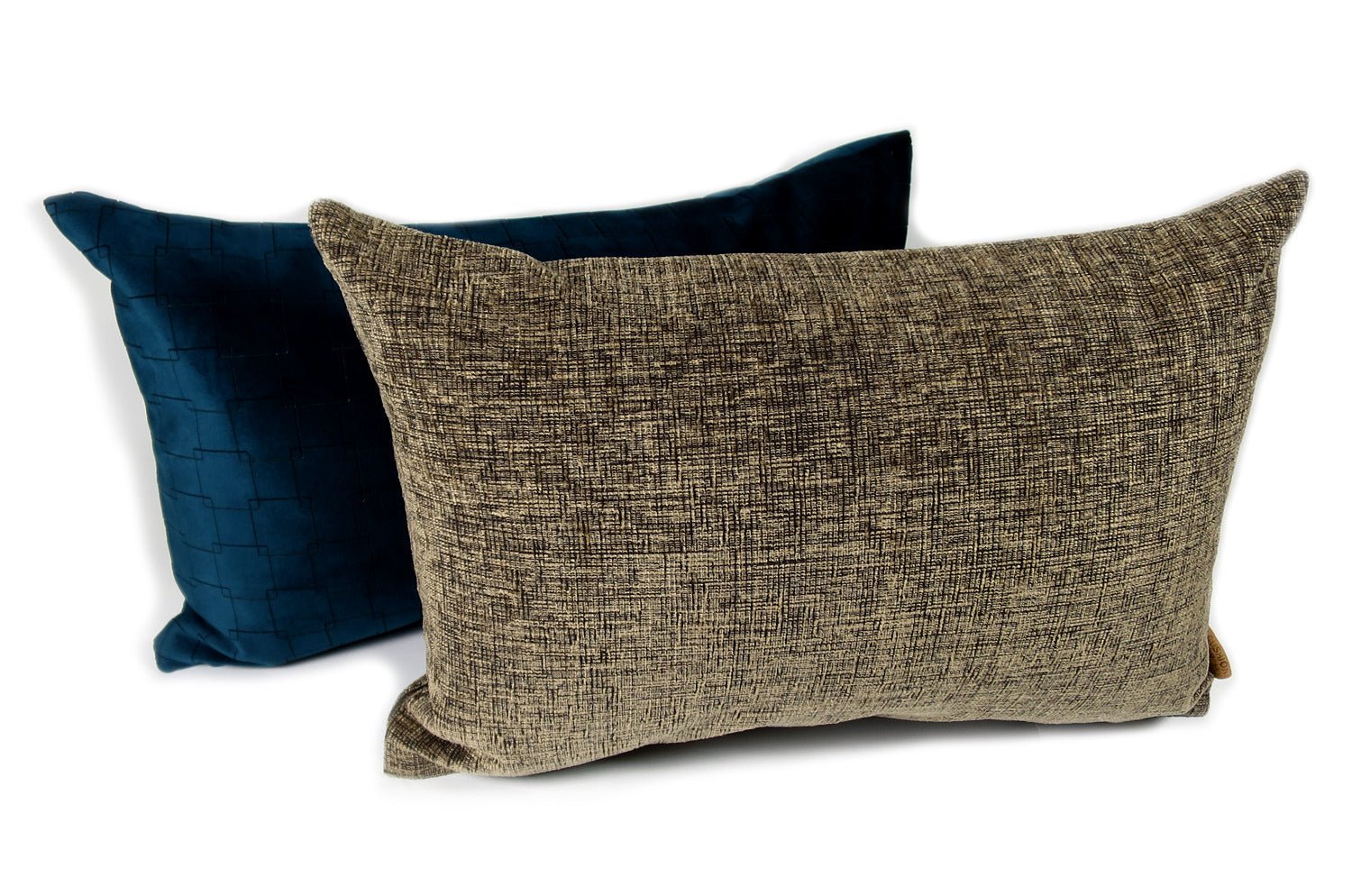 The Mix Jacquard ミックスジャカードクッション ライトブラウン 45×30cm 中材付 - HOUSE OF JAPAN Shop