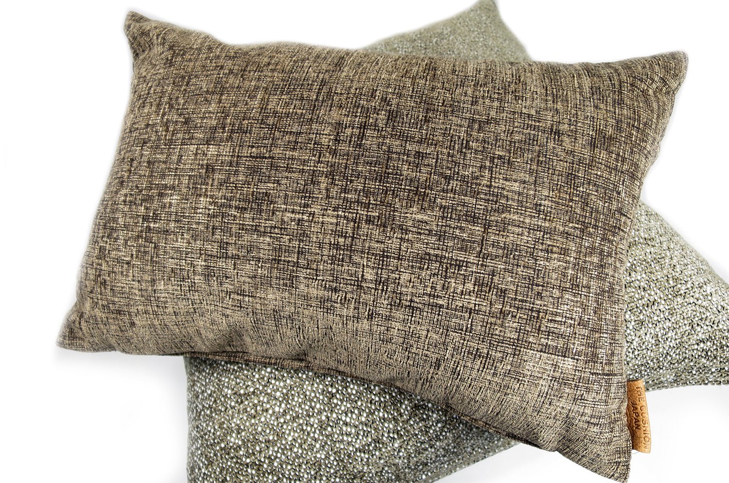 The Mix Jacquard ミックスジャカードクッション ライトブラウン 45×30cm 中材付 - HOUSE OF JAPAN Shop