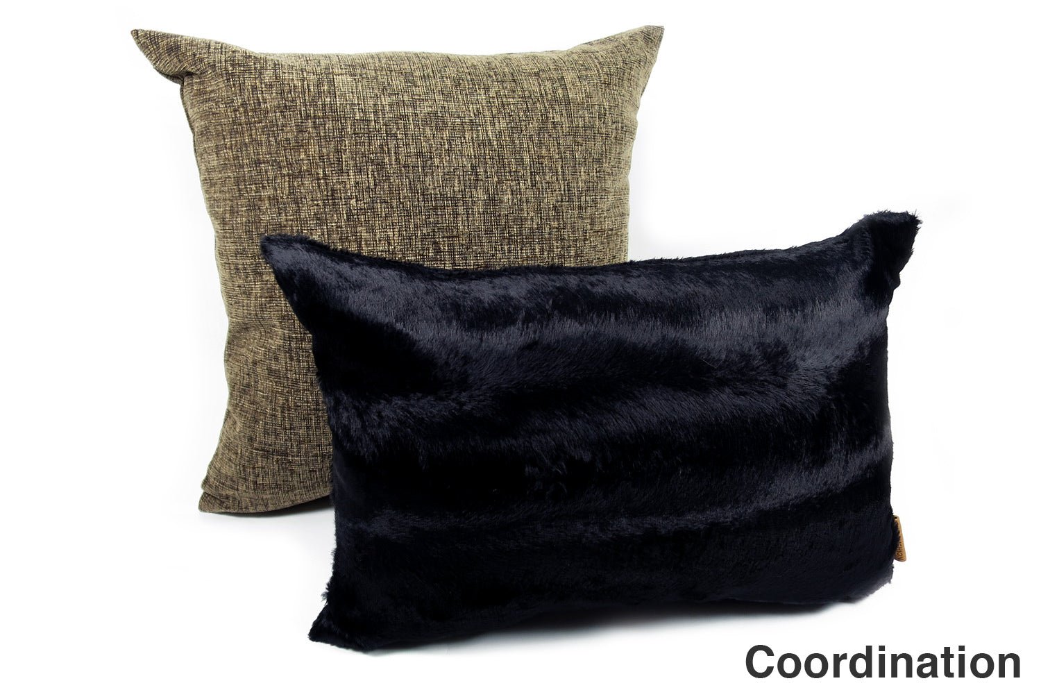 The Mix Jacquard ミックスジャカードクッションカバー ライトブラウン 45×45cm - HOUSE OF JAPAN Shop