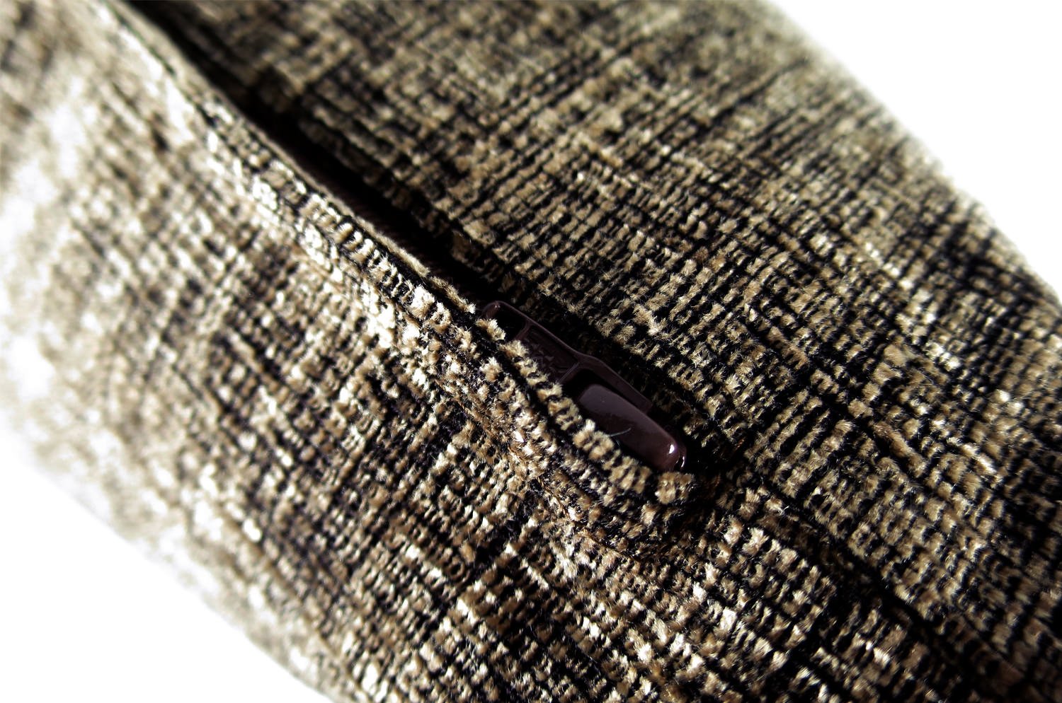 The Mix Jacquard ミックスジャカードクッションカバー ライトブラウン 45×45cm - HOUSE OF JAPAN Shop