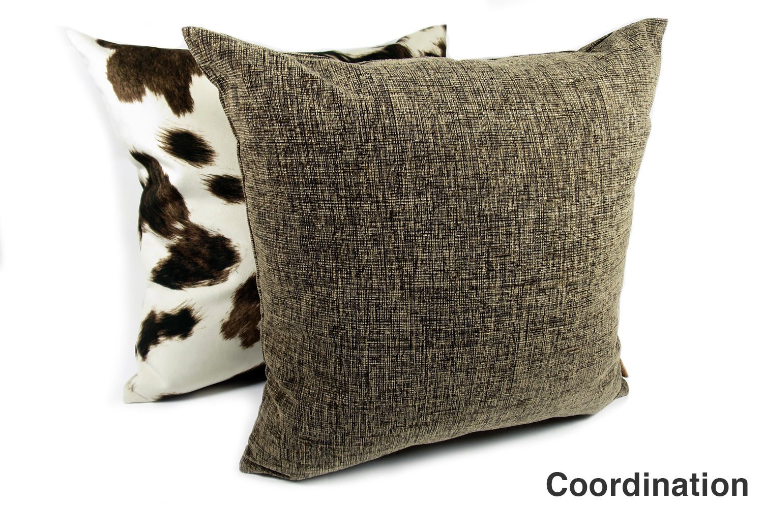 The Mix Jacquard ミックスジャカードクッションカバー ライトブラウン 45×45cm - HOUSE OF JAPAN Shop