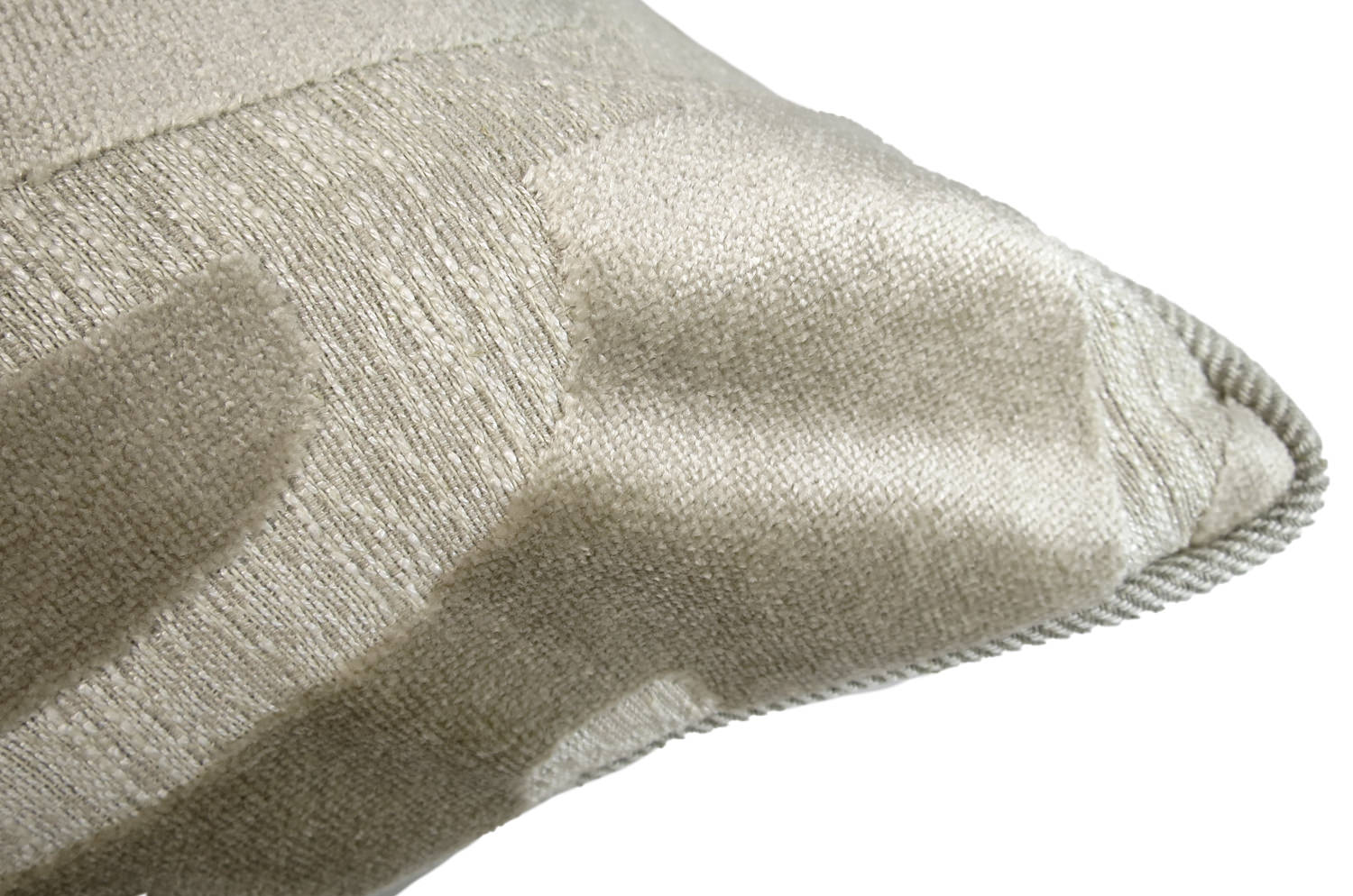 The Modern art mahori Velvet マオリ ジャカードベルベット クッション (リネングレー) 45×30cm 中材付 - HOUSE OF JAPAN Shop