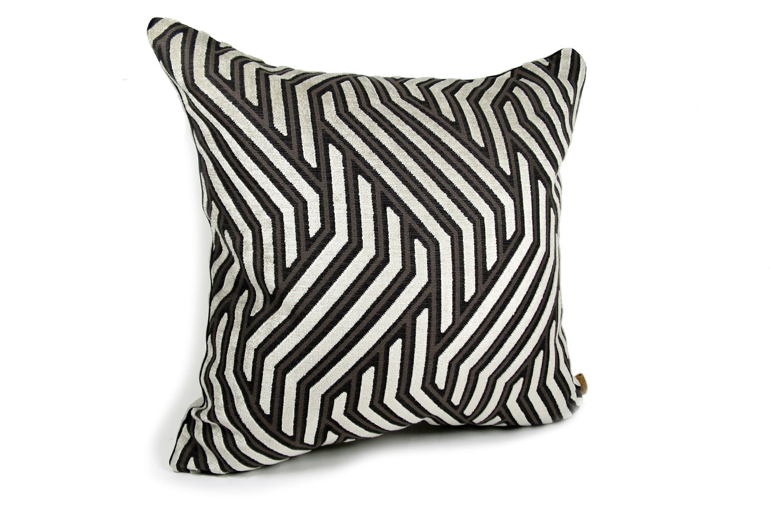 The Modernist モダニスト ジャカードベルベット クッションカバー シルバー 50×50cm - HOUSE OF JAPAN Shop